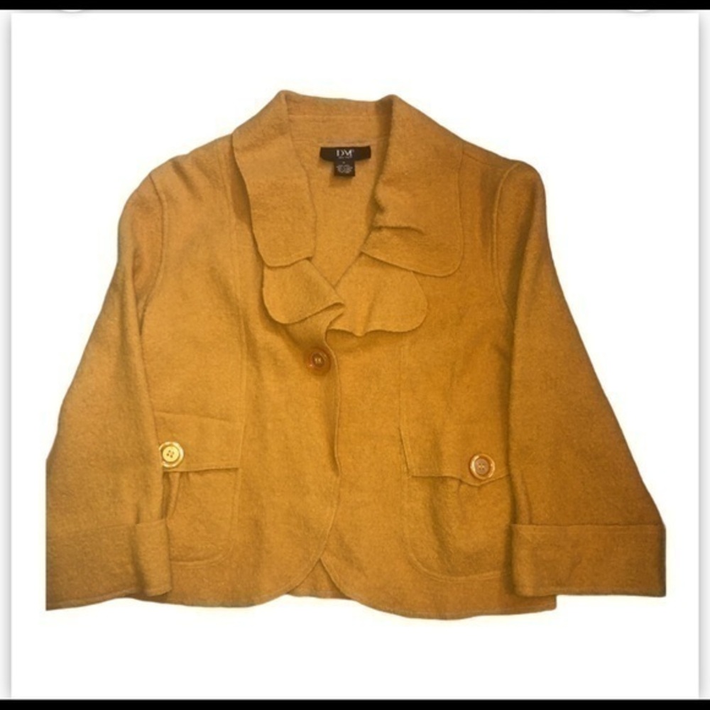 DM New York Yellow Wool Jacket